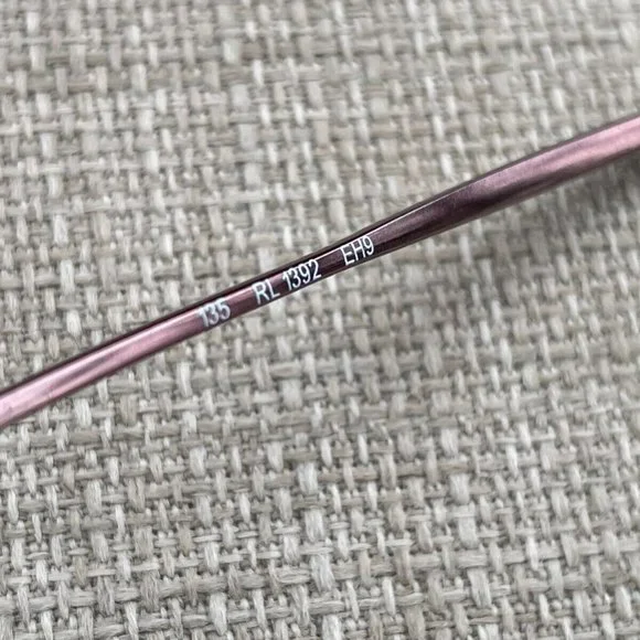 Ralph Lauren Women Eyeglasses RL1392 50[]16 135 Brown Glasses Made in Italy - Picture 10 of 12